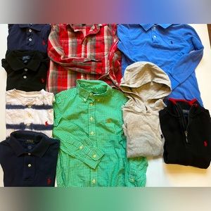 BUNDLE: POLO RALPH LAUREN KIDS SIZE 7/8